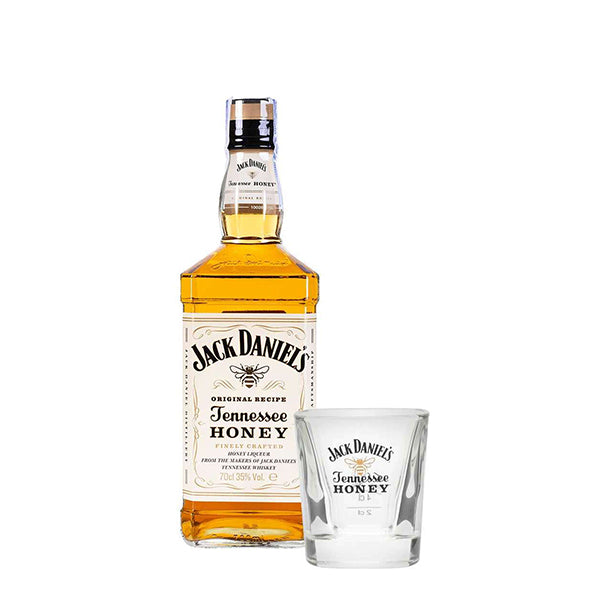 JACK DANIELS HONEY 70CL (WITH GLASS)