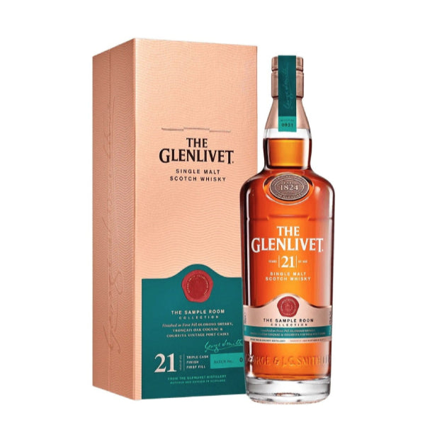 THE GLENLIVET SINGLE MALT THE SAMPLE ROOM 21YO 70CL