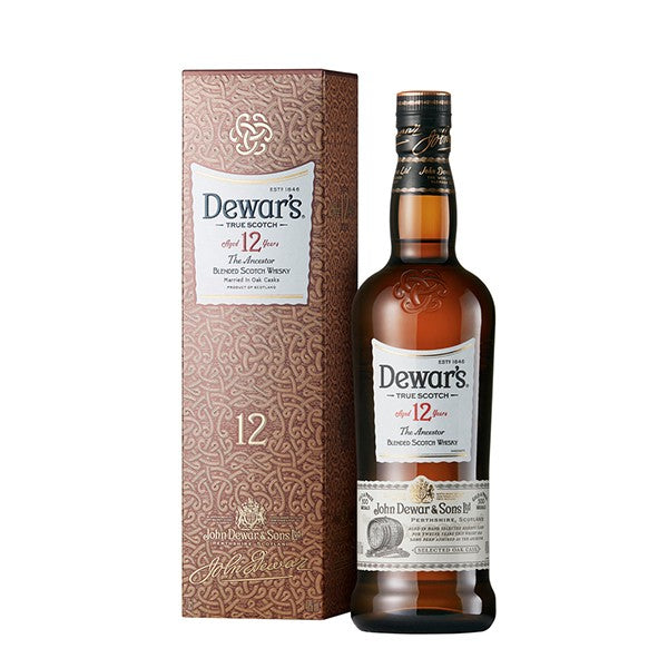 DEWARS WHISKY 12YO 75CL