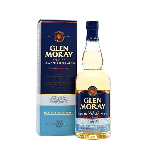 GLEN MORAY PEATED SINGLE MALT 70CL
