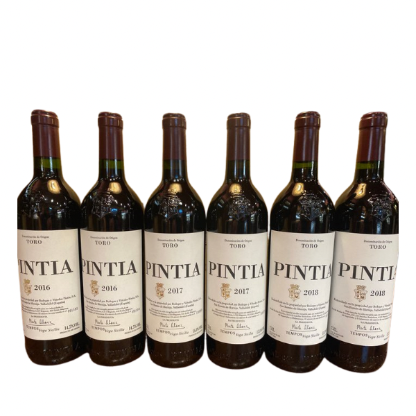 VEGA SICILIA PINTIA COLLECTOR WOODEN CASE - 6 Bottles 75CL - 2016, 2017, 2018