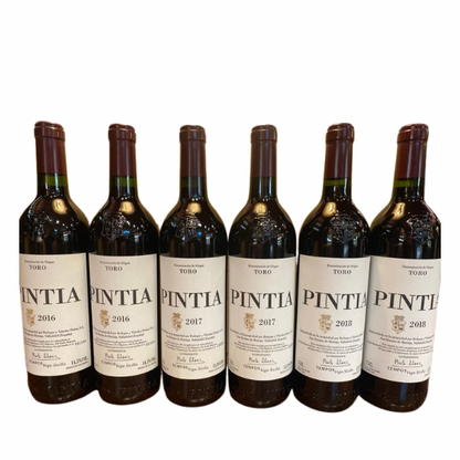 VEGA SICILIA PINTIA COLLECTOR WOODEN CASE - 6 Bottles 75CL - 2016, 2017, 2018