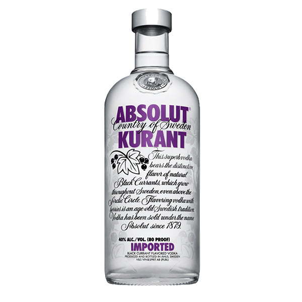 ABSOLUT VODKA KURANT 1L ابسلوت فودكا كورانت 1 لتر