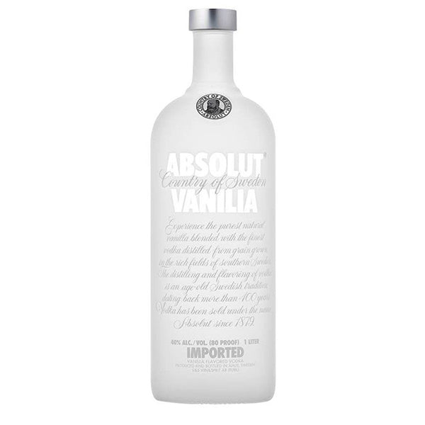 ABSOLUT VODKA VANILIA 1L ابسلوت فودكا فانيلا ١ لتر