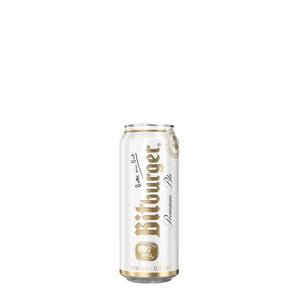 BITBURGER PREMIUM PILS ORIGINAL GERMAN BEER 50CL CAN