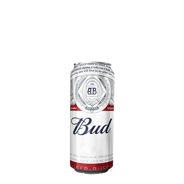 BUDWEISER BEER 50CL CAN  بدوايزر بيره قوطيه دبل