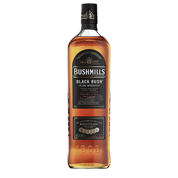 BUSHMILLS IRISH WHISKEY BLACK BUSH 1L