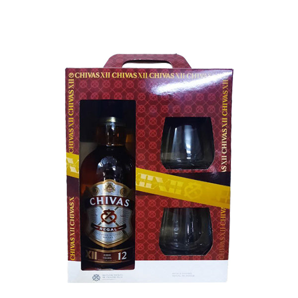 CHIVAS REGAL 12YO 70CL (2 GLASSES GIFT PACK)