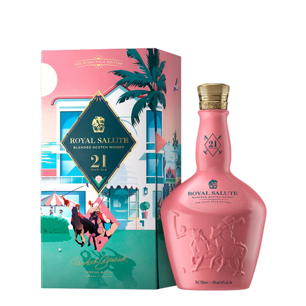 CHIVAS ROYAL SALUTE 21 MIAMI POLO 70CL