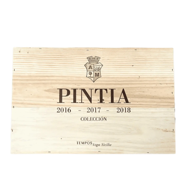 VEGA SICILIA PINTIA COLLECTOR WOODEN CASE - 6 Bottles 75CL - 2016, 2017, 2018
