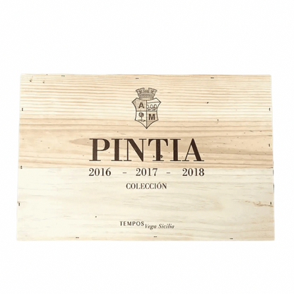 VEGA SICILIA PINTIA COLLECTOR WOODEN CASE - 6 Bottles 75CL - 2016, 2017, 2018