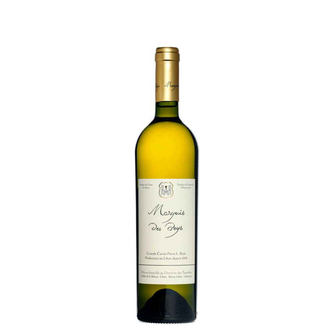 DOMAINE DES TOURELLES - MARQUIS DES BEYS CHARDONNAY 75CL BEKAA VALLEY LEBANON
