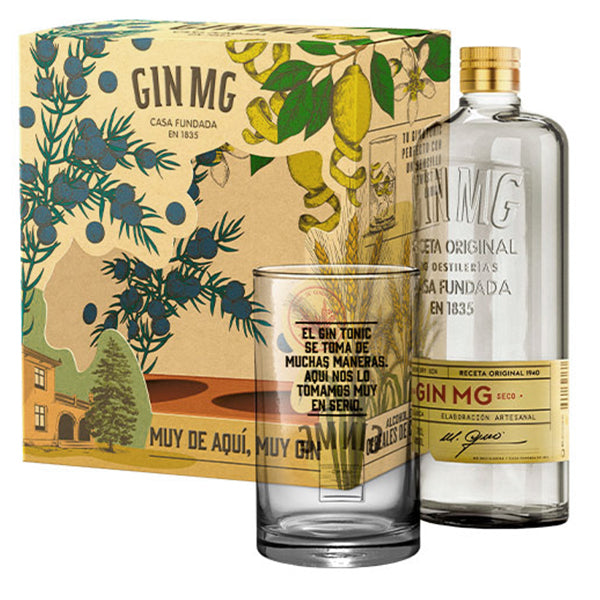 GIN MG 70CL (WITH A GLASS)