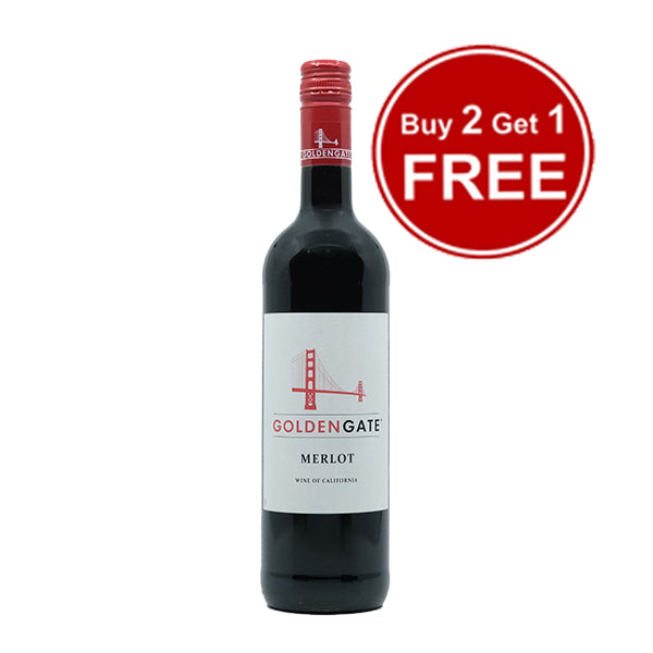 GOLDEN GATE MERLOT 75CL USA جولدن جيت ميرلوت شراب أحمر الولايات المتحدة الامريكية