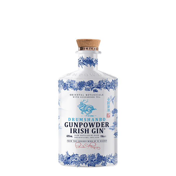 GUNPOWDER IRISH GIN CERAMIC BOTTLE 70CL