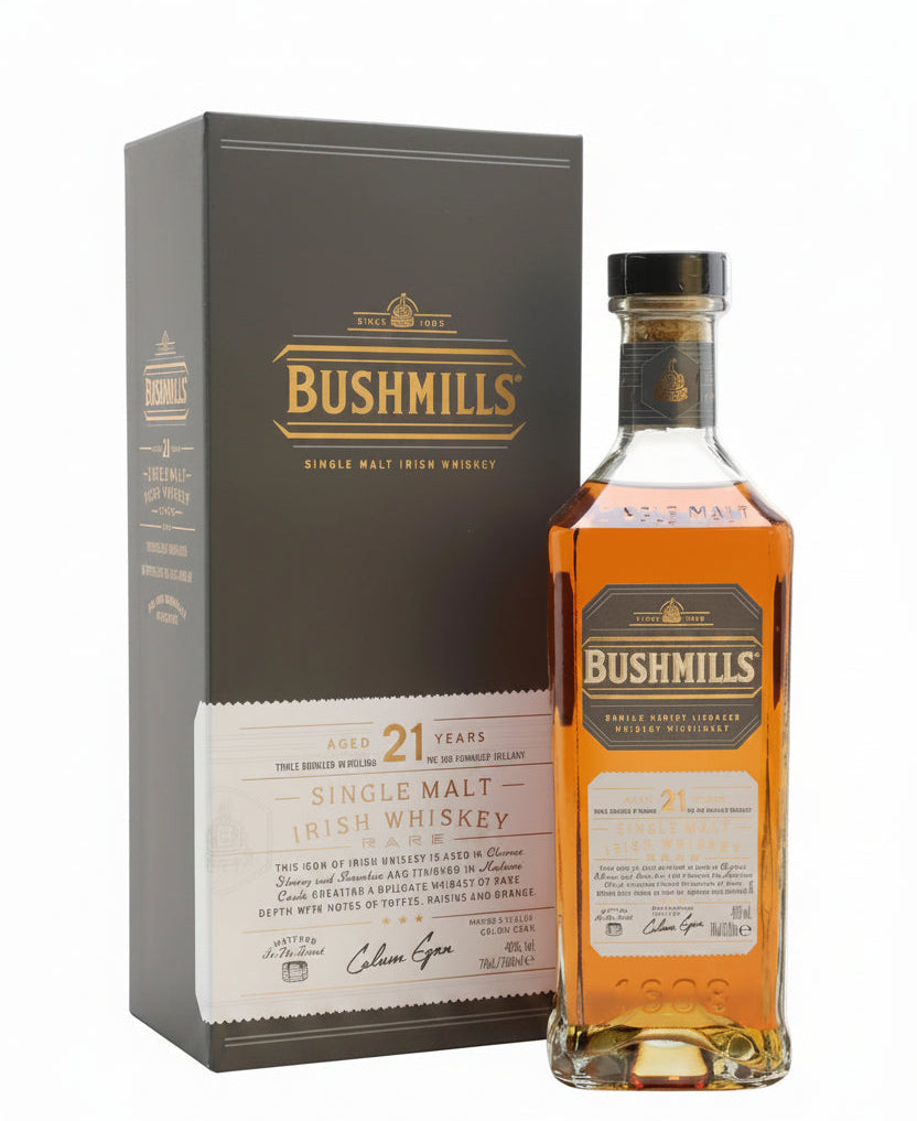 BUSHMILLS 21 YEAR OLD SINGLE MALT – MADEIRA CASK FINISH 70CL