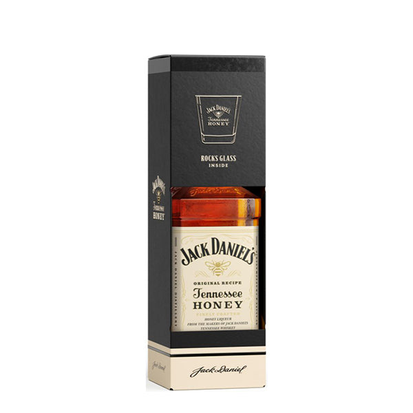 JACK DANIELS HONEY 70CL (GLASS GIFT PACK)