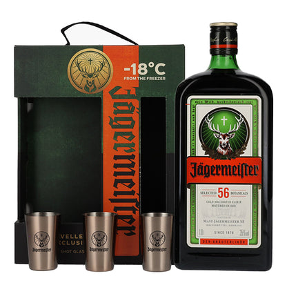 JAGERMEISTER 1L (WITH 3 SHOTS)