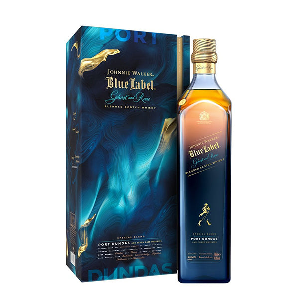 JOHNNIE WALKER BLUE LABEL GHOST & RARE - PORT DUNDAS - 1L