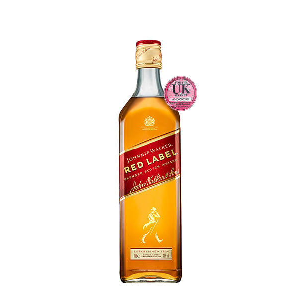 JOHNNIE WALKER RED LABEL 70CL [UK STAMP] جوني ووكر ريد ليبل ٧٠٠مل (المملكة المتحدة)