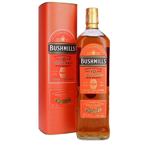 LIMITED EDITION BUSHMILLS 10YO SHERRY CASK SINGLE MALT 1L