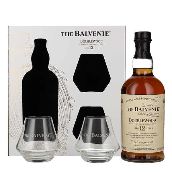 THE BALVENIE DOUBLEWOOD 12YO 70CL (2 GLASSES GIFT PACK)