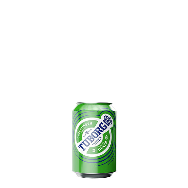 TUBORG BEER GREEN 33CL CAN توبورگ أخضر بيره قوطيه ٣٣٠مل