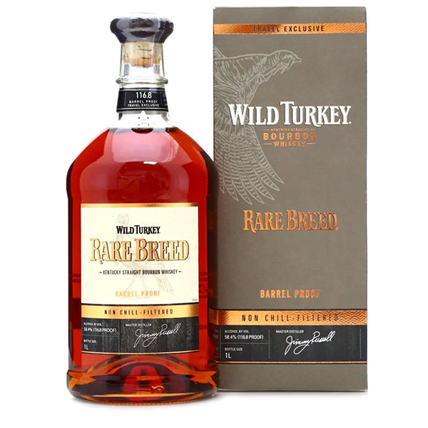 WILD TURKEY KENTUCKY RARE BREED TRAVEL EXCLUSIVE BARREL PROOF 1L