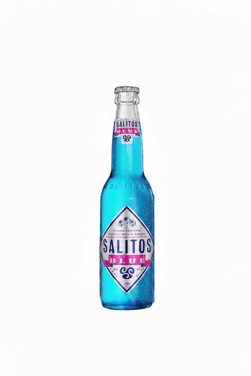 SALITOS BLUE 5%  BERRY CITRUS ALCOPOP 330ml Bot