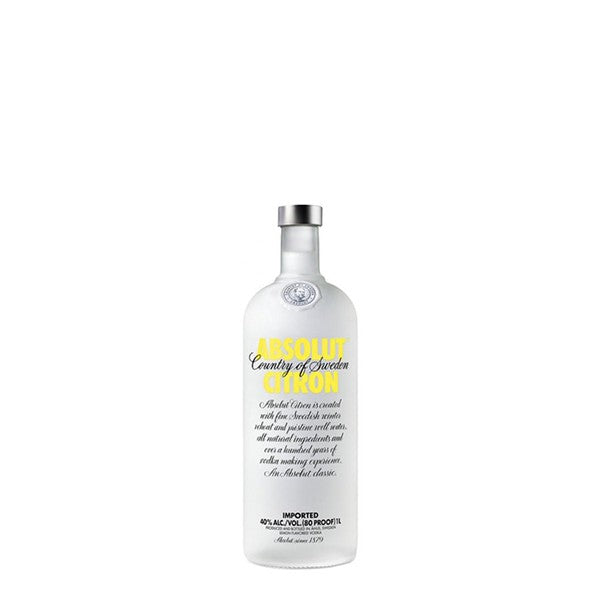 ABSOLUT VODKA LEMON 37.5CL