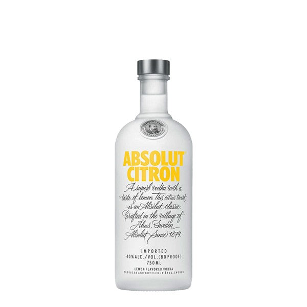 ABSOLUT VODKA LEMON 75CL