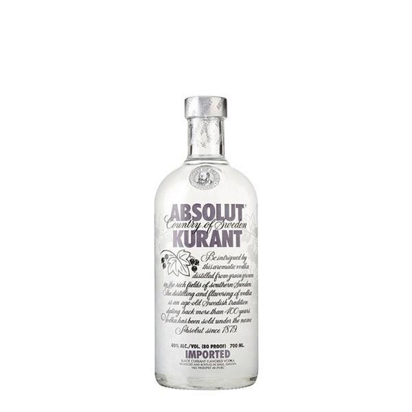 ABSOLUT VODKA KURANT 75CL