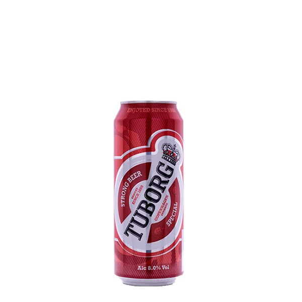 TUBORG BEER RED 0.5L CAN